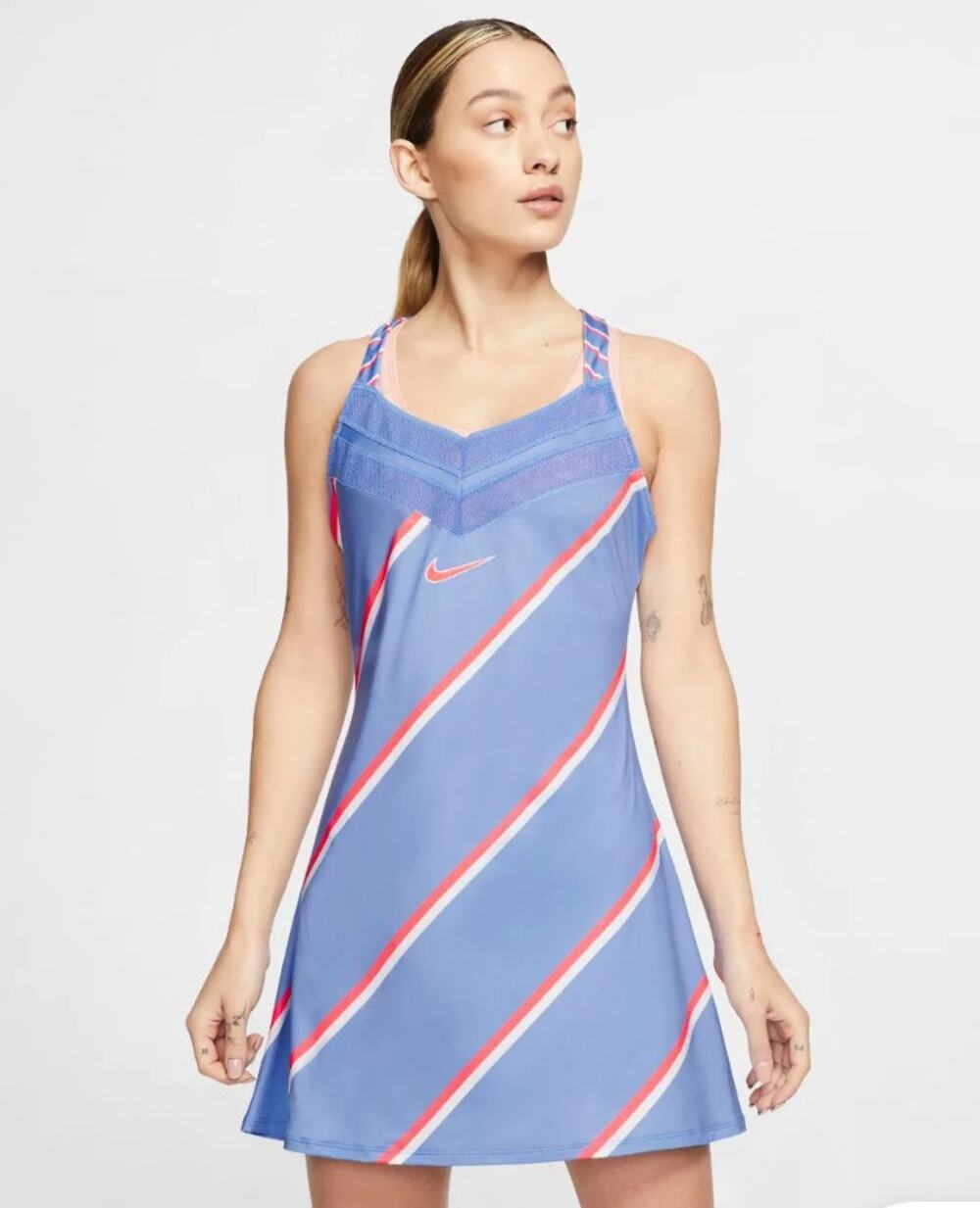 Nike Nikecourt Women's Tennis Dress Pickleball Blue Womens XL